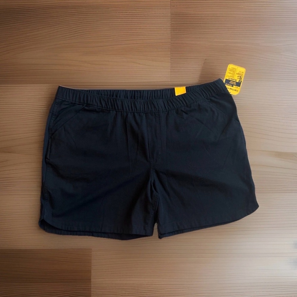 Carhartt Women’s 2X (20-22) Force Ripstop Relaxed Fit Work Shorts Black